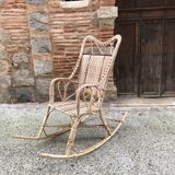 Rattan rocking chair