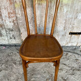 Bistro Chair Style THONET Curved Wood 1930 Made In France Vintage#D6