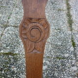 Wooden chair and art-deco annage