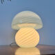 Ancienne Lampe champignon vintage en verre tourbillon Vetri Murano années 60