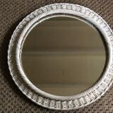 Rattan mirror