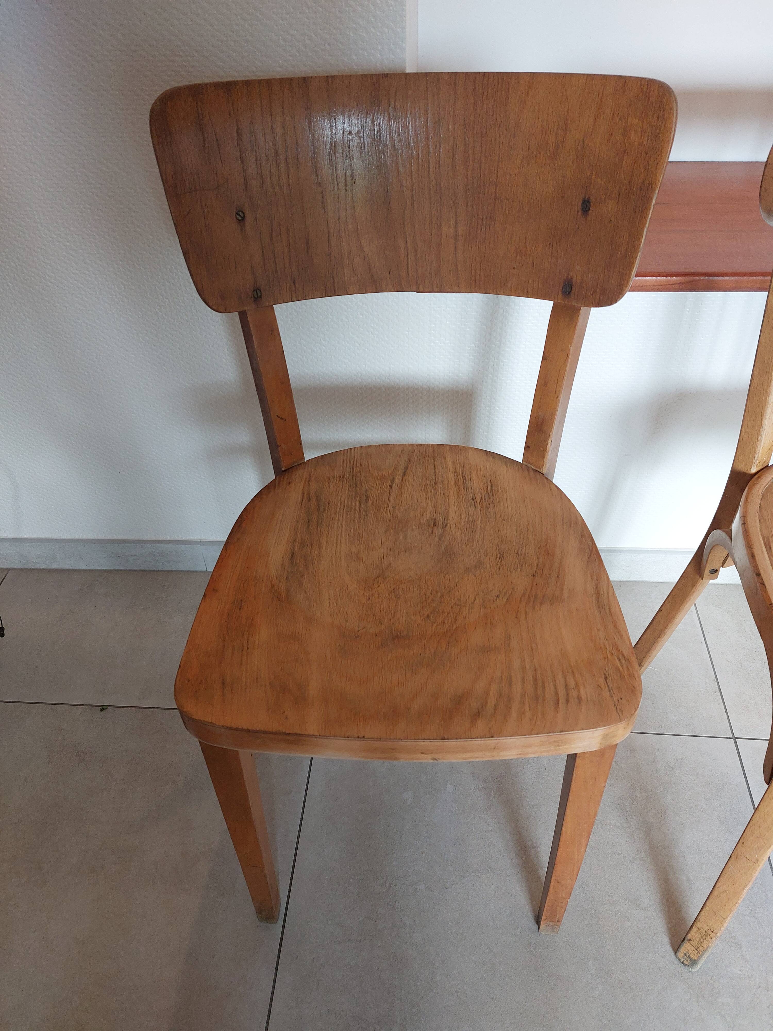 2 bistro chairs, Thonet brand