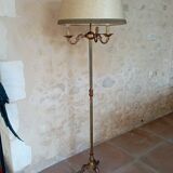 Vintage brass floor lamp