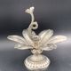Fleuron - Christofle - Vintage caviar spoon display "Flower of Poseidon" in silver metal