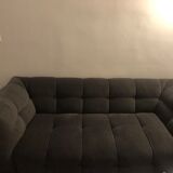 Grey sofa 2 places