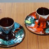 Two Vallauris egg cups.