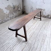 Banc de ferme chêne 1950