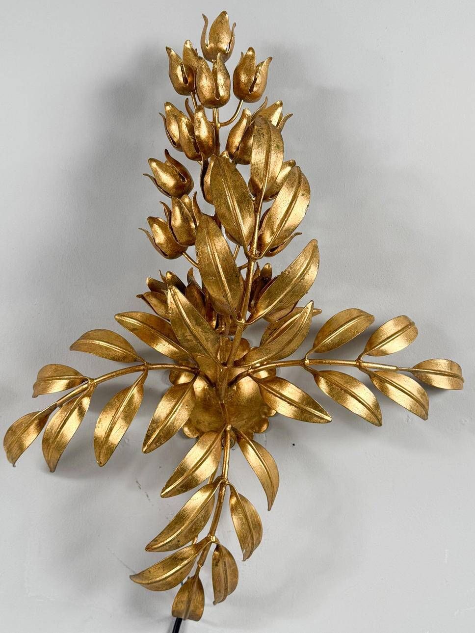 Hans Kögl. Wall lamp/ceiling lamp, 'Pioggia D'oro', Germany, 1960s.