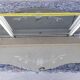 Antique engraved bevelled mirror - Art Deco