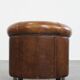 Fauteuil club en cuir de mouton