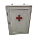 Cabinet with vintage pharmacy 50s