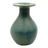 Vase vintage en céramique bleu clair, France 1960