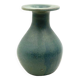 Midcentury light blue ceramic vase, France 1960s