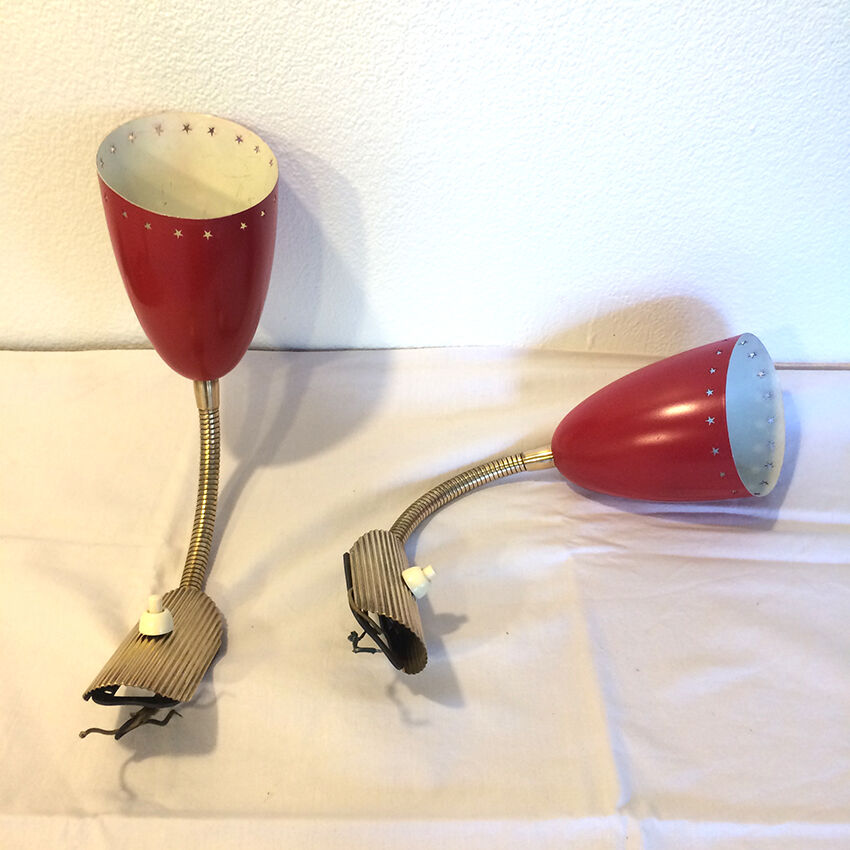 Pair of flexible wall, metal 1950