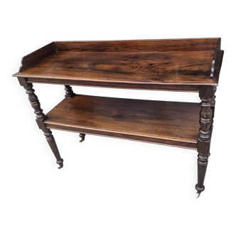 Walnut dessert/console.