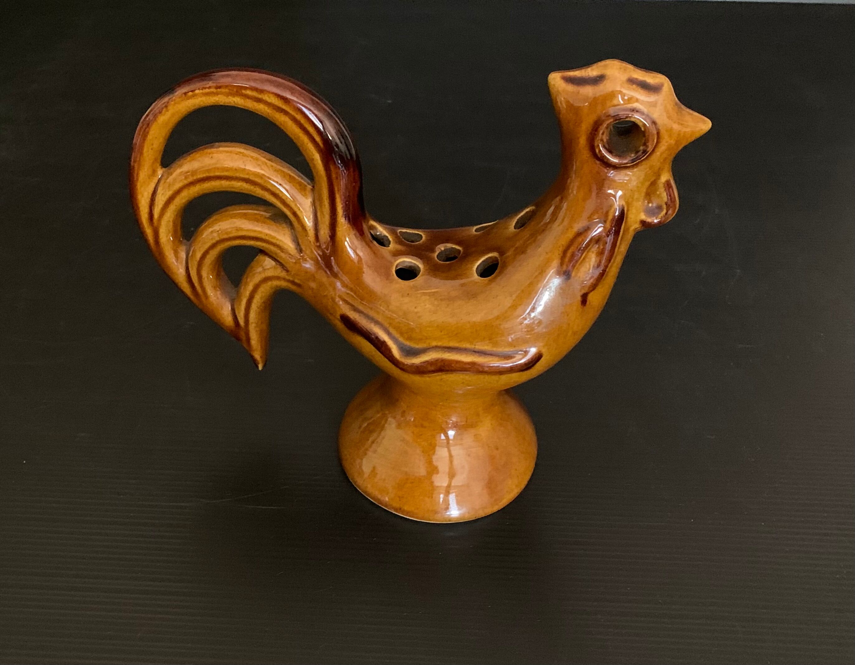 Woodpecker flower rooster 70s