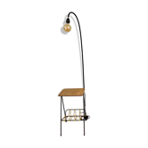 Steel wire and vintage scoubidou floor lamp 60