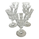 7 Baccarat port glasses, piccadilly model
