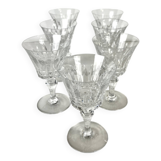 7 verres à porto Baccarat modèle piccadilly