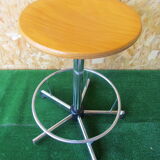 Turning industrial stool