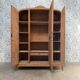 Armoire Art Déco en érable moucheté, rénovée