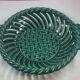 Vallauris Table basket, braids, twists and openwork