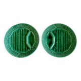 2 Sarreguemines asparagus plates