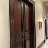 Double communication door