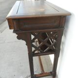 Antique console serving table