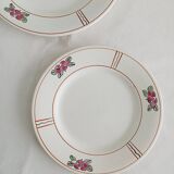 Set of 2 Salins flat plates, water lily