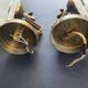 Pair of vintage gold wall sconces France
