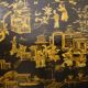 19th century Asian lacquer writing desk Napoleon III