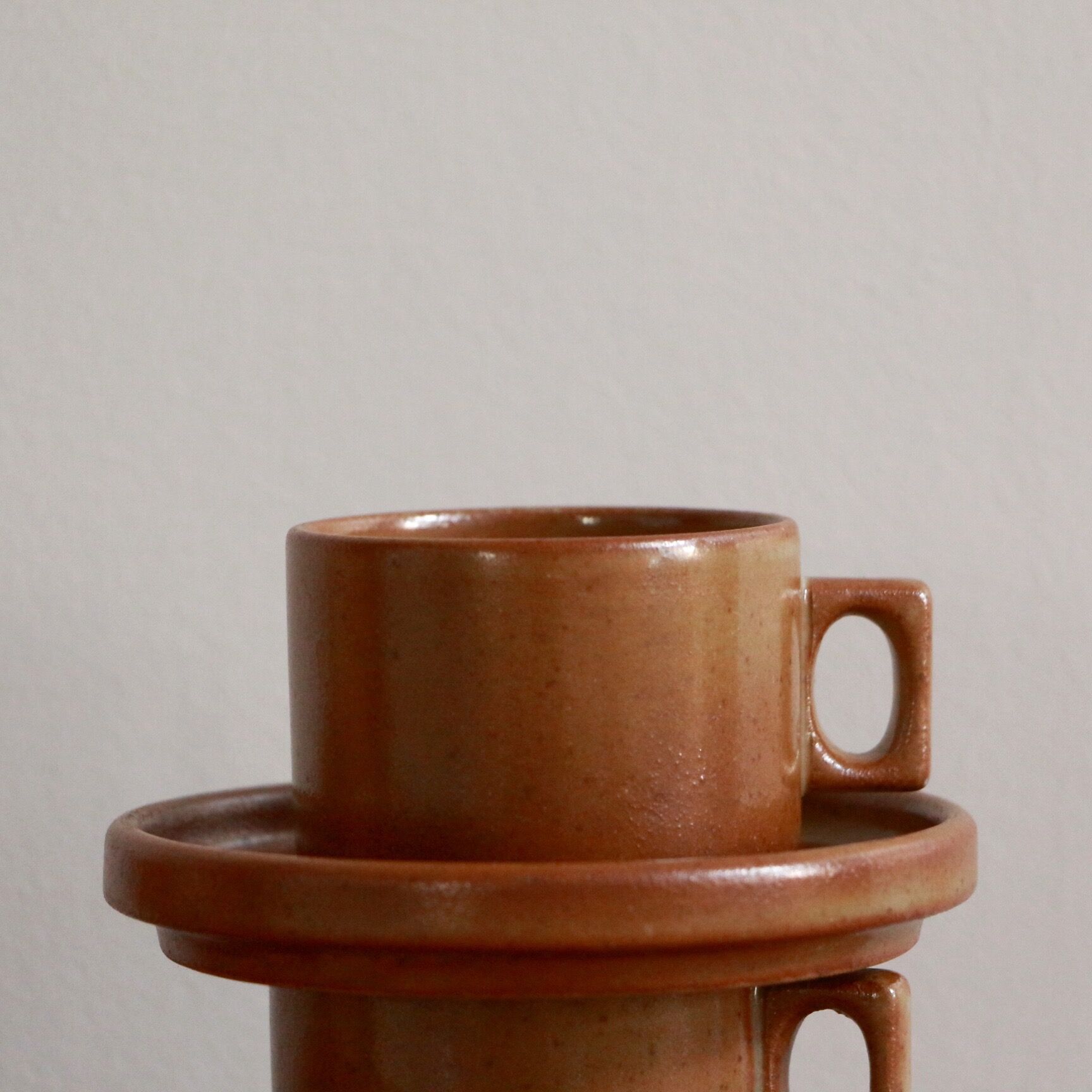 Sandstone espresso cups