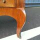 Chest of drawers old marquetry marble top Louis XV style