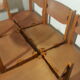 Serie de 6 chaises 70
