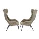 Vintage wingback lounge armchair by Miroslav Navrátil for TON, 1960s