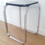 Bauhaus style chrome side table