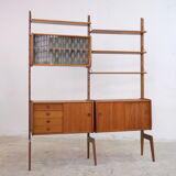 Mid century free standing shelf, 1960's norway