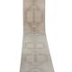 Vintage Turkish hallway rug 98x856 cm