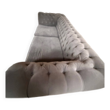 Paire de canapés Chesterfield