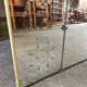 Antique Venetian brasserie mirror in eglomisé glass