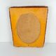 Petit miroir en osier tressé, 1960