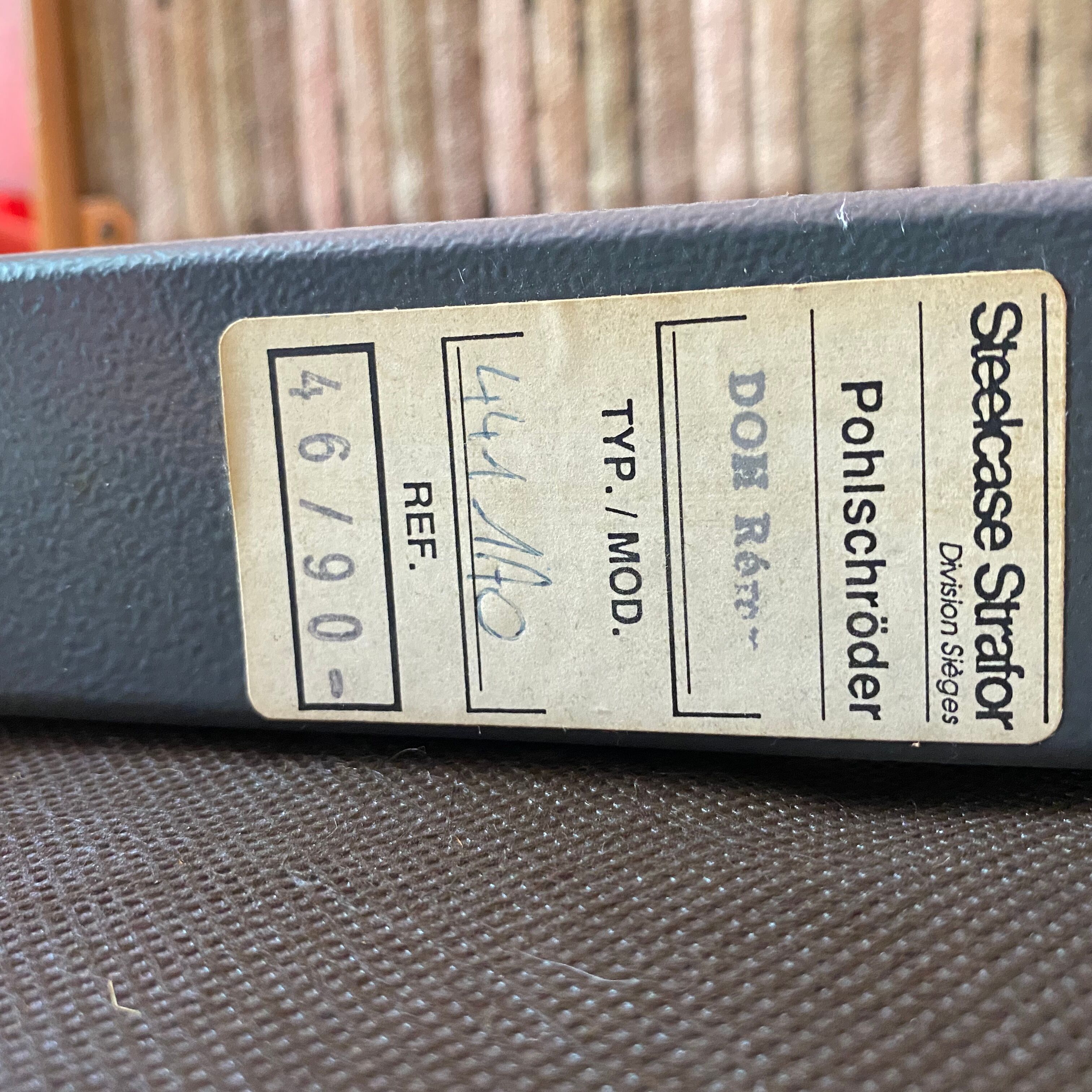 Paire de chauffeuses Strafor - Pohlschröder vintage