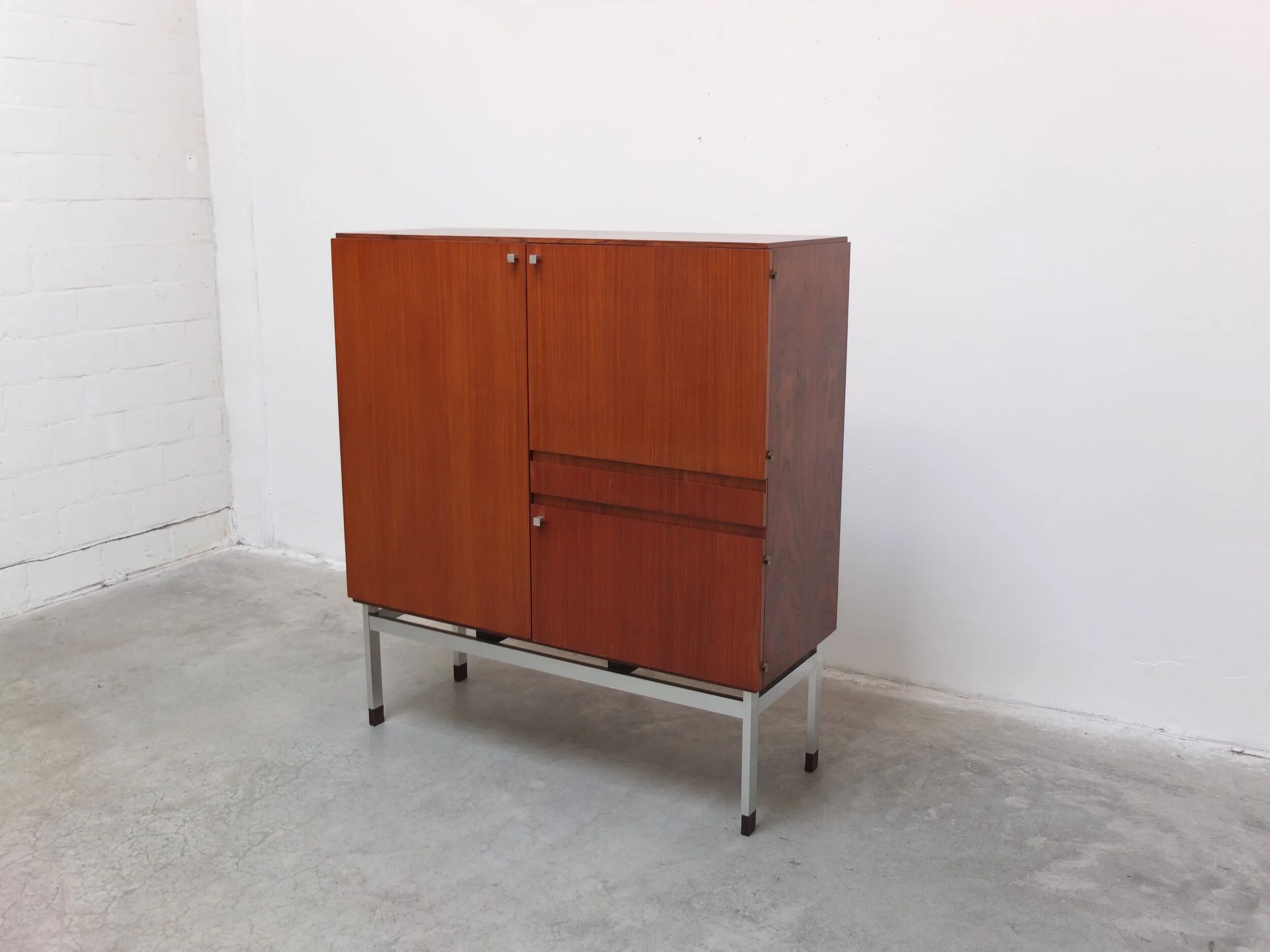 Modernist bar cabinet by Werner Wölfers for V-Form, 1960s