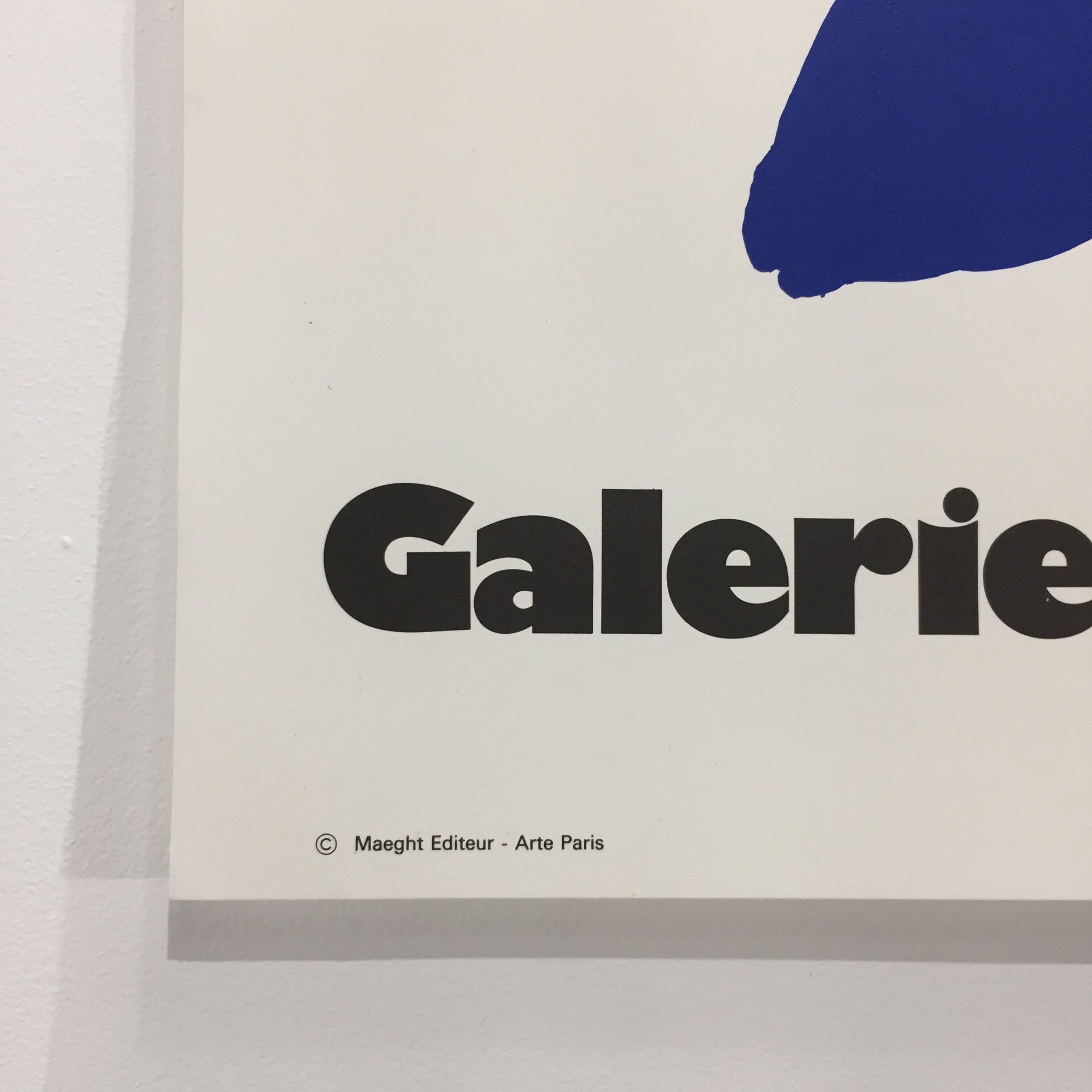 Calder Stabiles poster, MAEGHT Gallery.