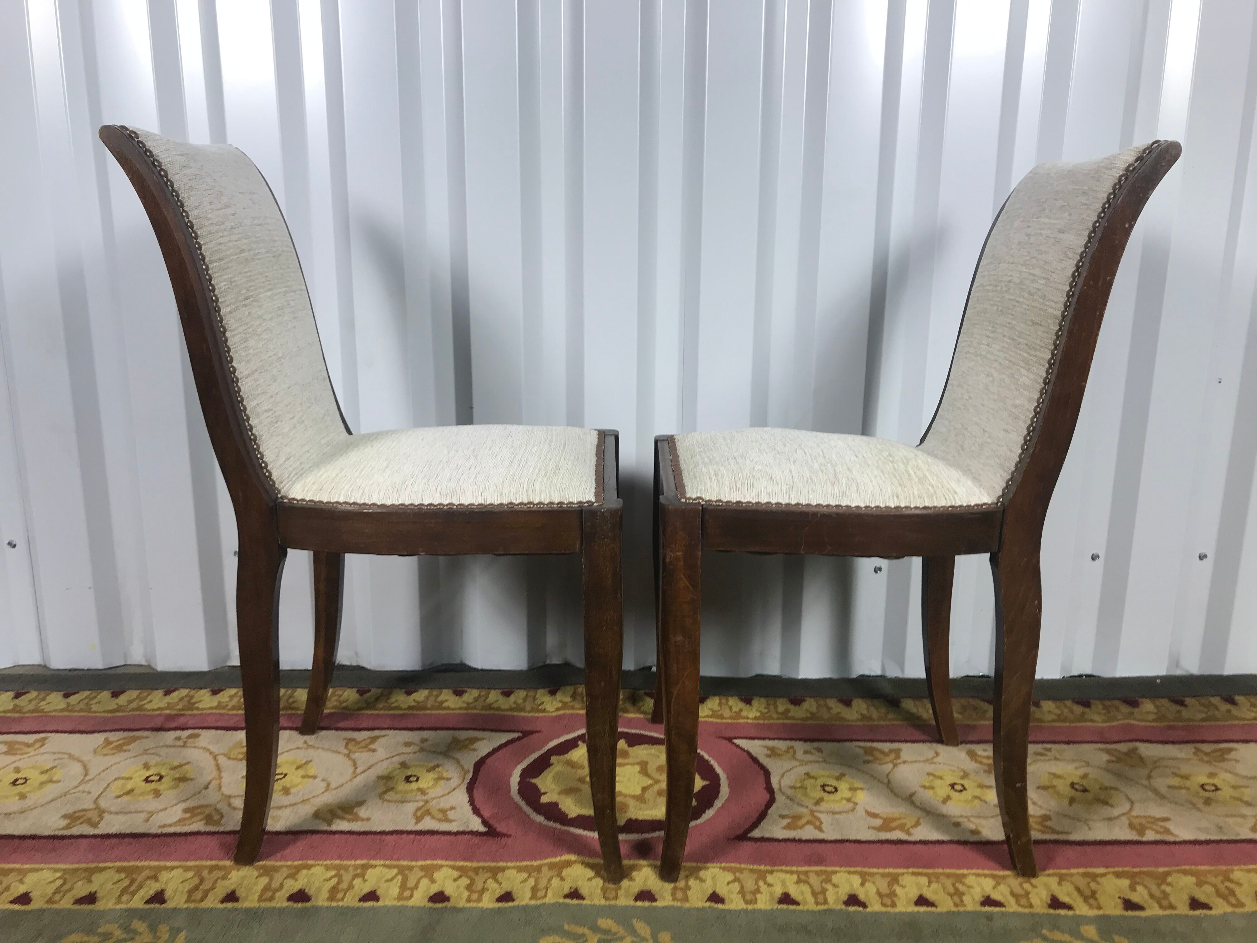 Pair of Art Deco era chairs
