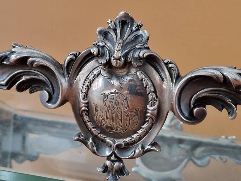 Christofle - Centrepiece or planter - In silvered bronze