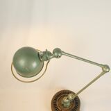 Table lamp jielde 2 arms on wooden base