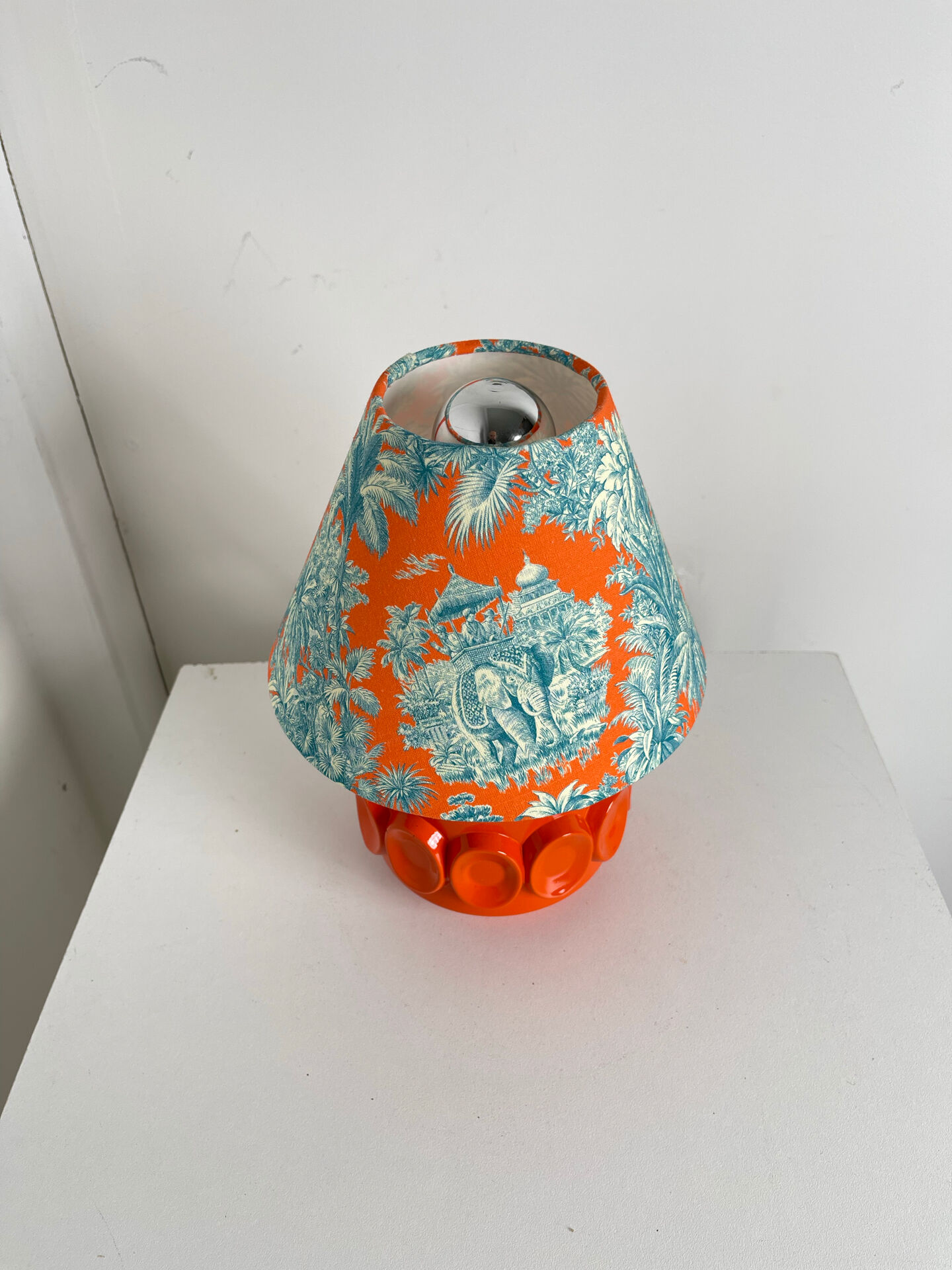 Lampe en verre 1970