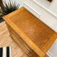 Vintage compass foot chest of drawers